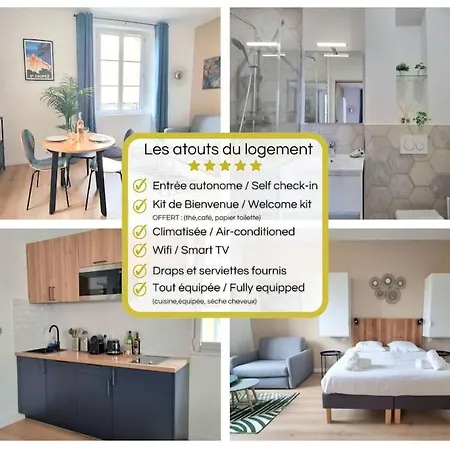 Apartment Chic - Climatise - 2 Pas Du Port - Place Aux Herbes *